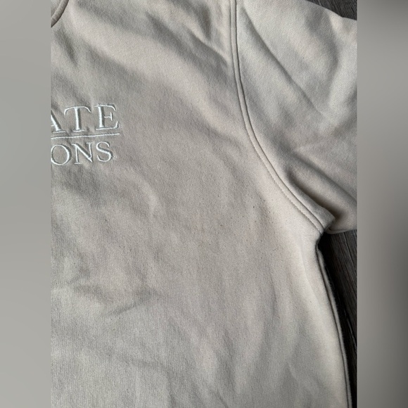 VTG Penn State Nittany Lions Sweatshirt Crewneck Embroidered Beige White Size L - Picture 3 of 12